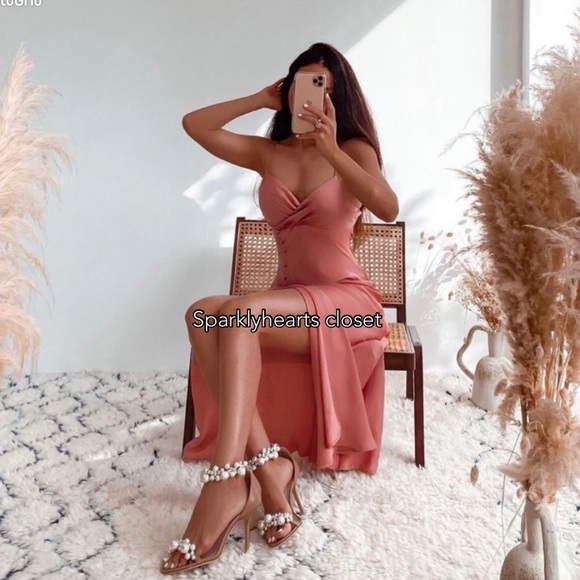 Zara Button Slip Dress - Picture 4 of 9